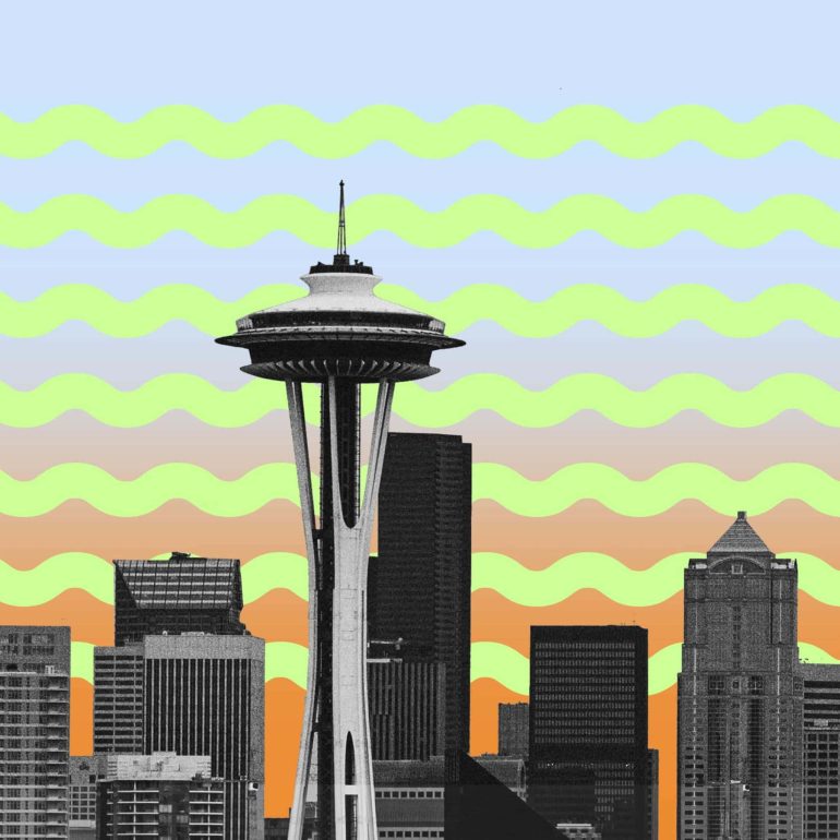 Seattle skyline mid-day